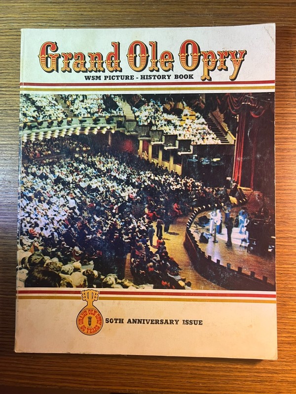 Grand Ole Opry WSM Picture – History Book, 50th Anniversary, 158 Pages 1976