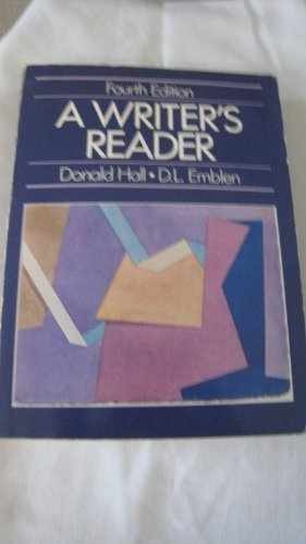 A Writer’s reader – Paperback, by Donald Hall – Very Good