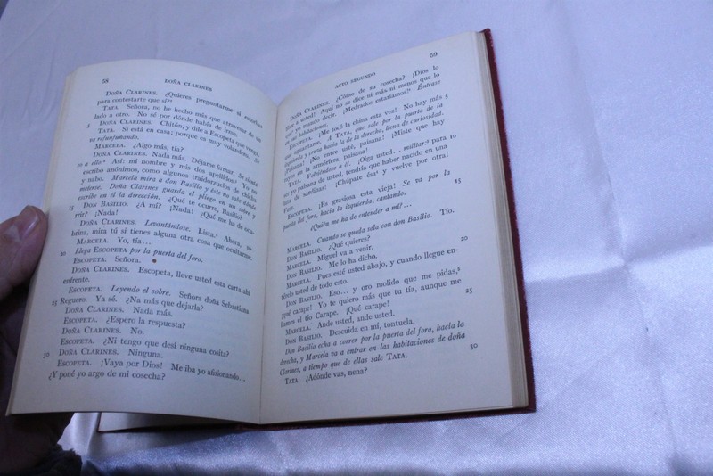 1915 Copyright Hardcover Book Quinteros' Dona Clarines Vintage Collectible gallery