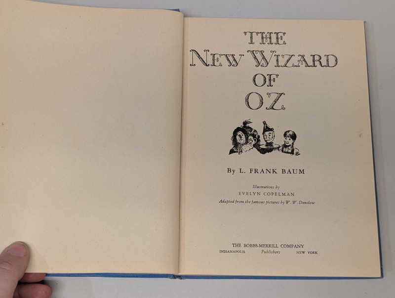 The New Wizard of Oz L. Frank Baum Hardcover Book gallery