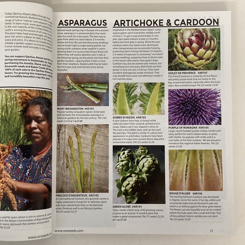 The Whole Seed Catalog 2018 from Baker Creek Heirloom Seeds 354 Pages Like New gallery