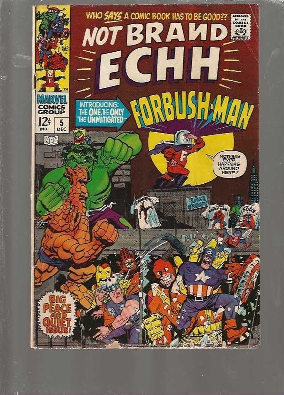 NOT BRAND ECHH 5 – VG – – 1967 SERIES – SILVER AGE MARVEL COMICS
