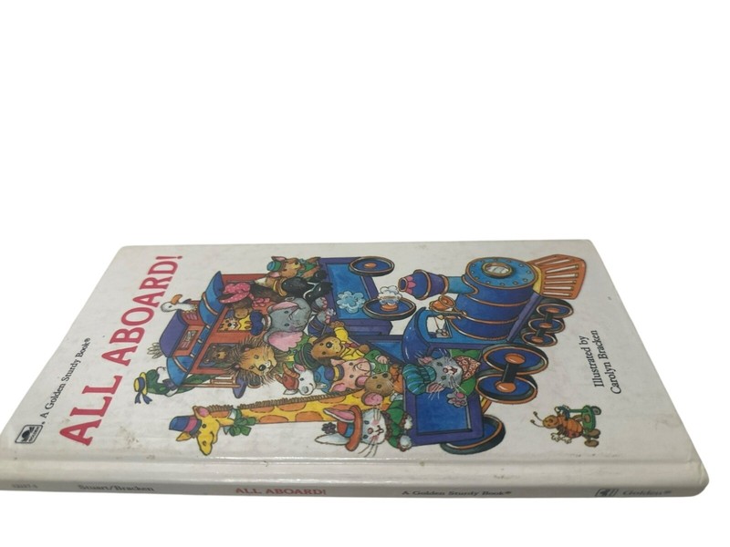 Vintage 1988 A Golden Sturdy Book "All Aboard!" By Doris Stuart Carolyn Bracken gallery