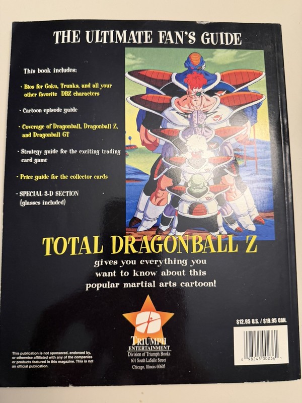 2000 Pojo’s Unofficial Total Dragonball Z Guide 3-D Glasses Included - Nice Copy gallery