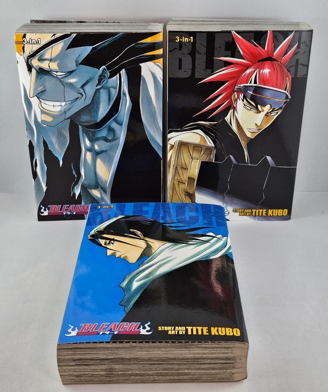 Bleach manga omnibus 3-in-1 volumes 7-15 Viz Shonen Jump bundle