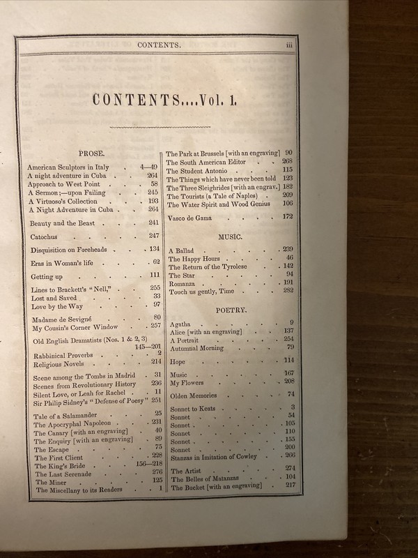 1842 Boston Miscellany Volume I; Literature And Fashion gallery