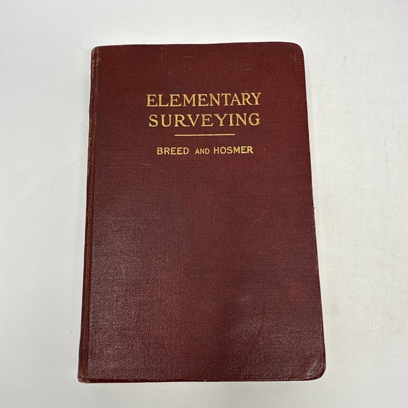 Collector Elementary Surveying 5th Edition Vol. 1 (1925) – Vintage Engineering