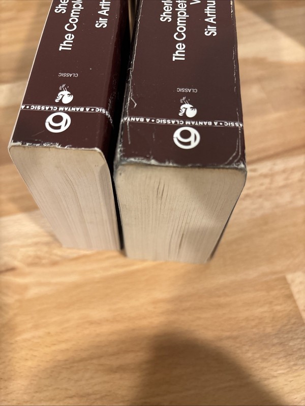 The Complete Sherlock Holmes Sir Arthur Conan Doyle Bantam Classic 2 Vol Box Set gallery