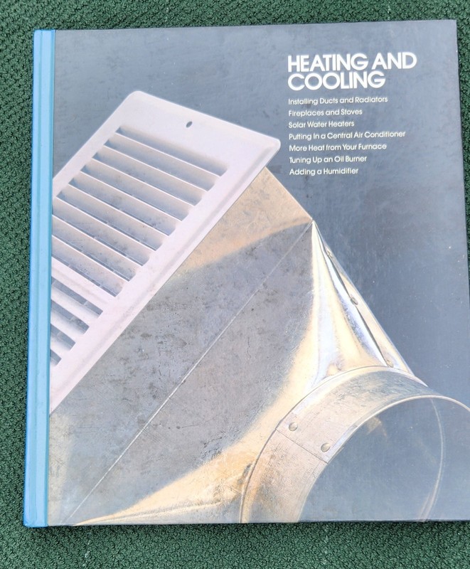 Heating & Cooling Time Life Home Repair & Improvement Series Book DYI Renovation