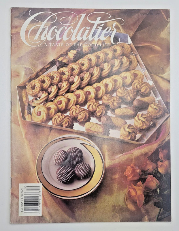CHOCOLATIER Magazine December 1990 Tes Cakes – Spritz Cookies – A