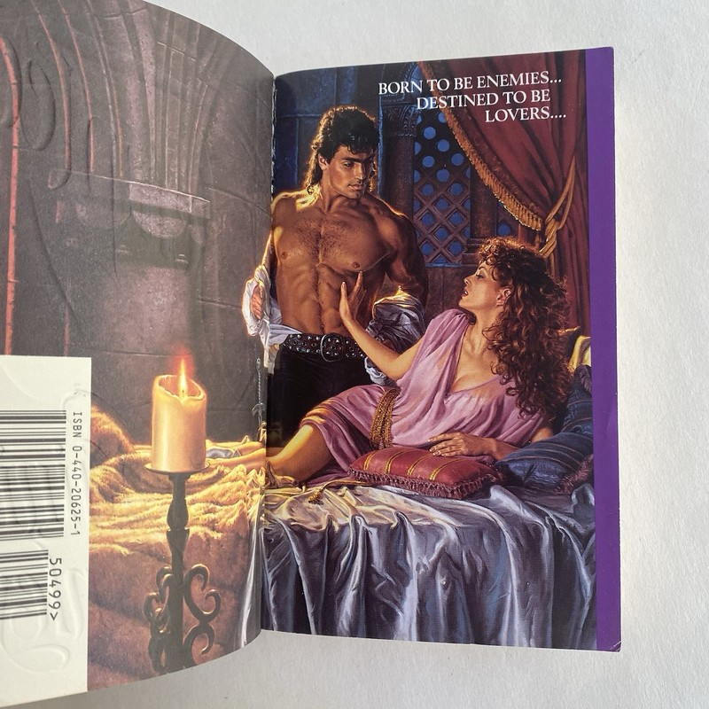 Tempted by Virginia Henley (1992) Vintage Historical Romance w/ Bookmark