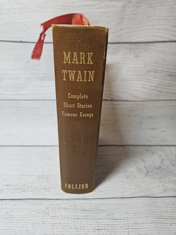 VTG The Complete Short Stories & Famous Essays Of Mark Twain-1928 Hardcover-Brn