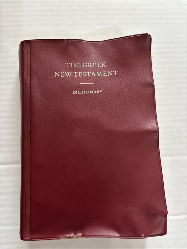 The Greek New Testament – Dictionary By Kurt Aland B77 Used 1966