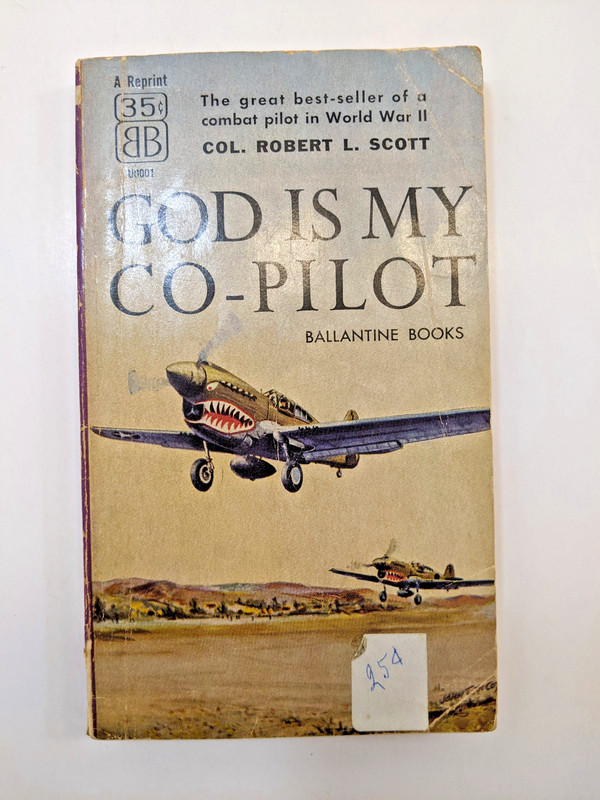 God Is My Co-Pilot (1963, Paperback) WW2 WWII Vintage Book Ballantine Books