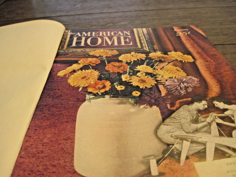 Vtg The American Home Magazines MCM Jan-June 1950 Bound HC Ads Food Decorating gallery