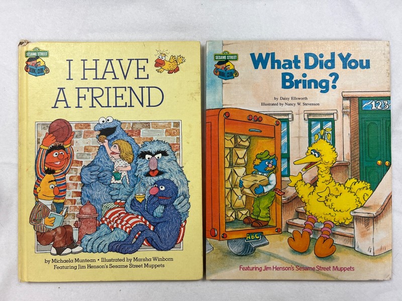 Sesame Street Book Club Books - dated 1980's HB - lot of 14 gallery
