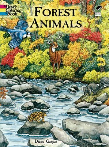 Forest Animals Coloring Book by Gaspas, Dianne