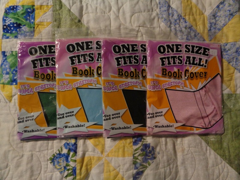 4 It’s Academic One Size Fits All Solid Color Book Covers Super Stretchy Lot 51
