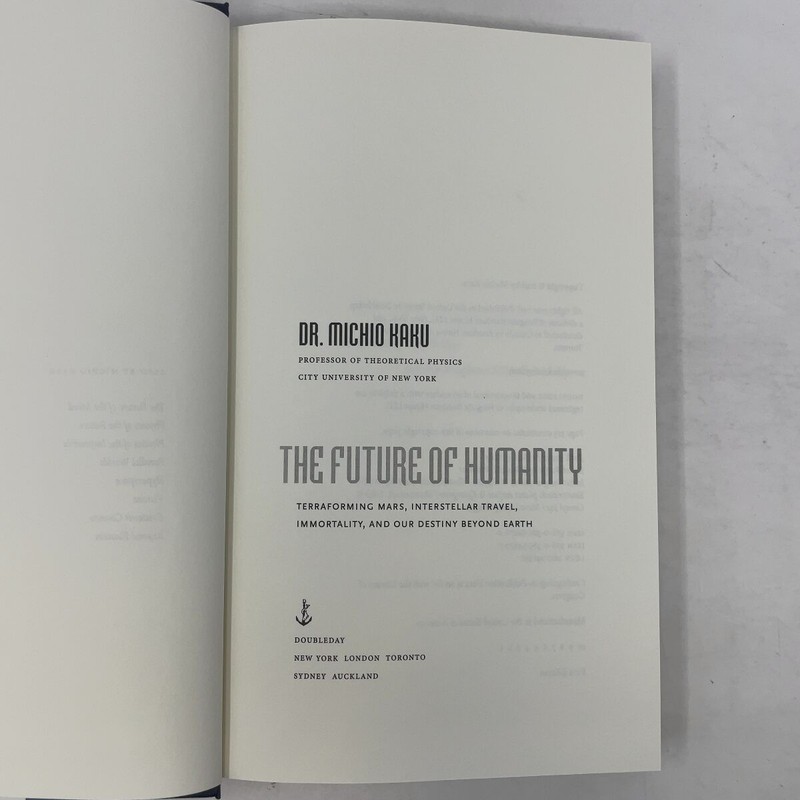 The Future of Humanity by Michio Kaku HC First Edition Like New 2018 gallery