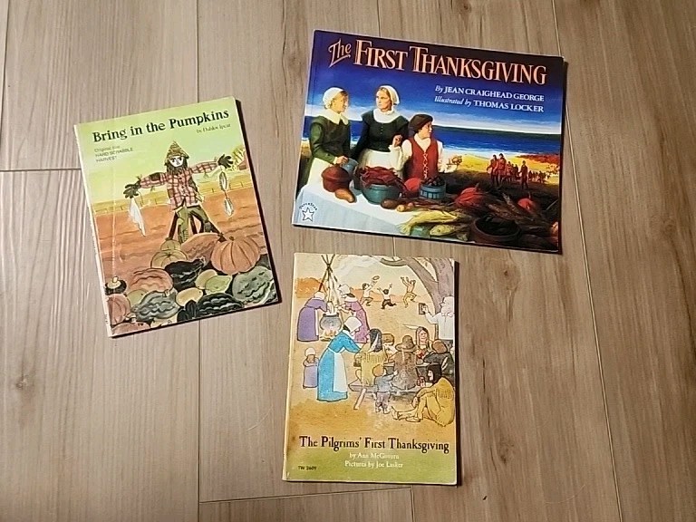 Group Of 3 Thanksgiving Fall Childrens Paperbacks