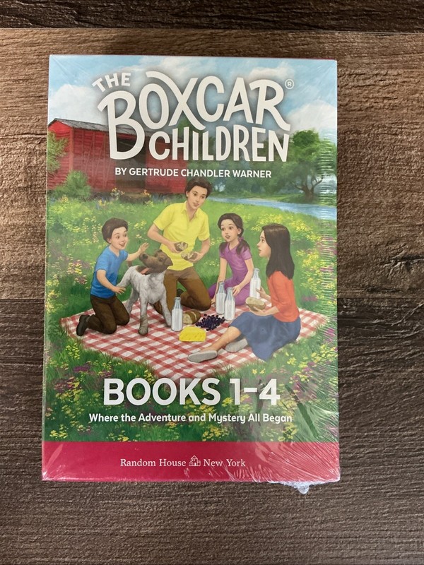 The Boxcar Children Mysteries Boxed Set 1 – 4 Sealed New Mystery Series Children