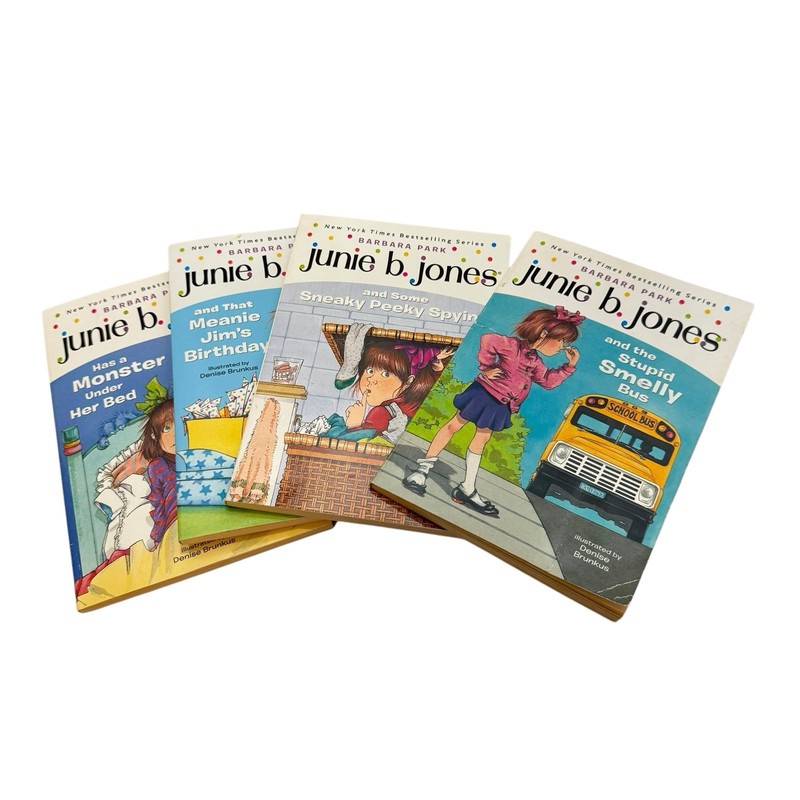 Junie B Jones Paperback Chapter Books #1 #4 #6 #8 Barbara Park Denise Brunkus gallery