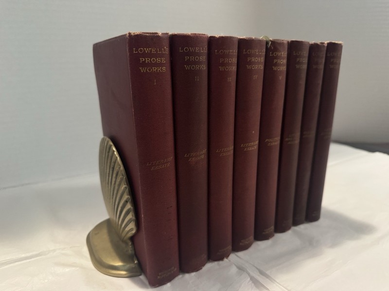 INCOMPLETE Writings of James Russell Lowell (1892) 8 Volumes, Poetry GOOD gallery