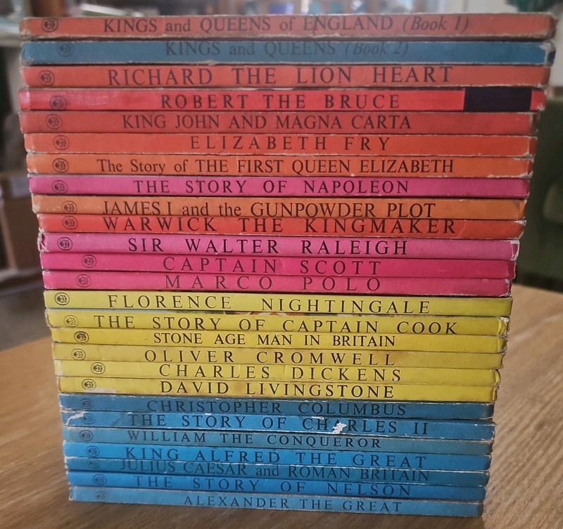 Lot of 26 vintage Ladybird books Series 561 Adventures in History Early Editions