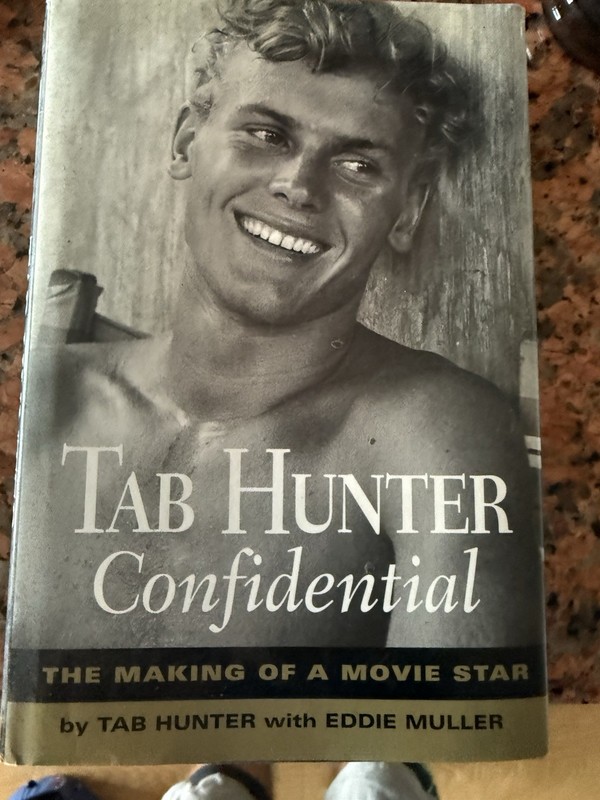 Tab Hunter & Eddie Muller Tab Hunter Confidential Hardcover 2005 DJ Memoir