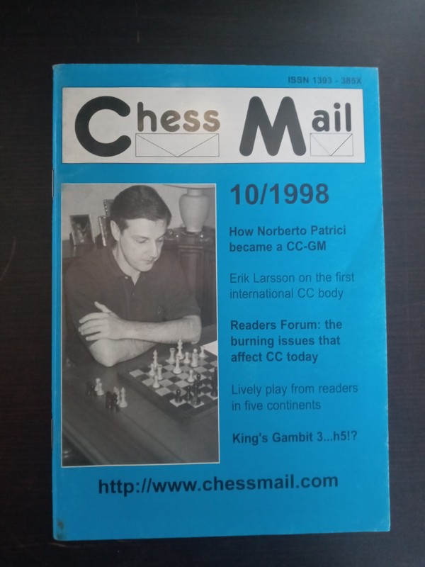 Chess Mail Magazine Issue 10/1998 – Norberto Patrici CC-GM Feature | Corresponde