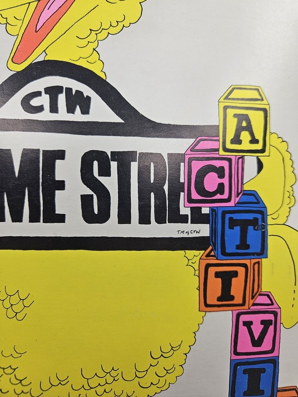 1976 VINTAGE SESAME STREET ACTIVITIES 66 Pages gallery