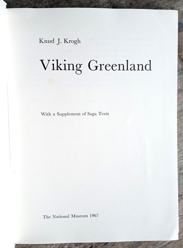 Viking Greenland ~1967~ Krogh Grønland Archaeology History Norse Eric Red Saga gallery