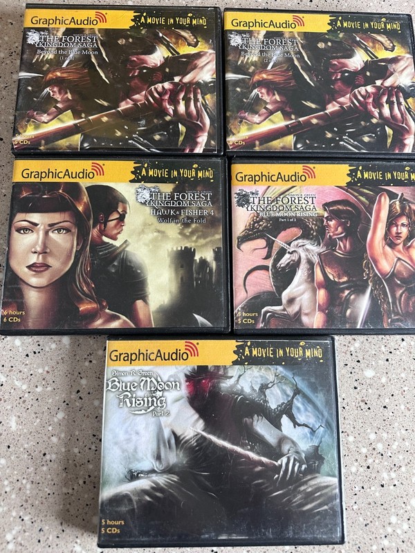 Forest Kingdom Saga – 4‑Title Lot (GraphicAudio CD)