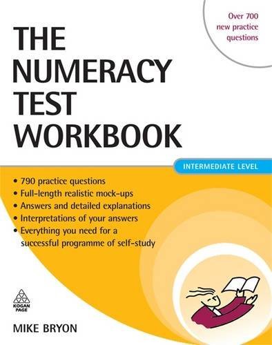 The Numeracy Test Workbook (Testing) By Mike Bryon