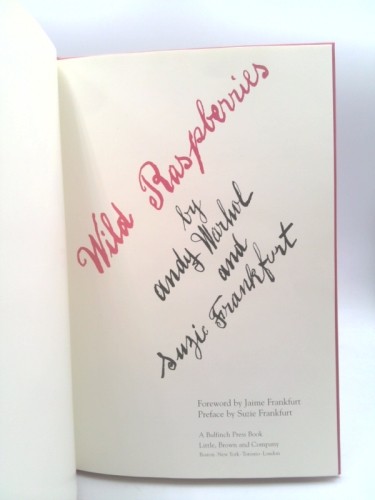 Wild Raspberries by Andy Warhol; Suzie Frankfurt gallery