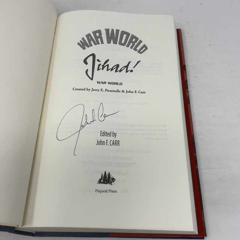 War World by John F. Carr HC First Edition Like New 2013 Signed gallery