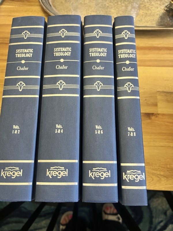 Systematic Theology by Lewis Sperry Chafer 1993 Complete 4 Vol Set Vols 1-8