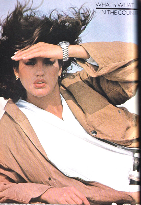 VOGUE UK 1979 JANICE DICKINSON MIKE REINHARDT FUR EVA VOORHEES LISA COOPER model