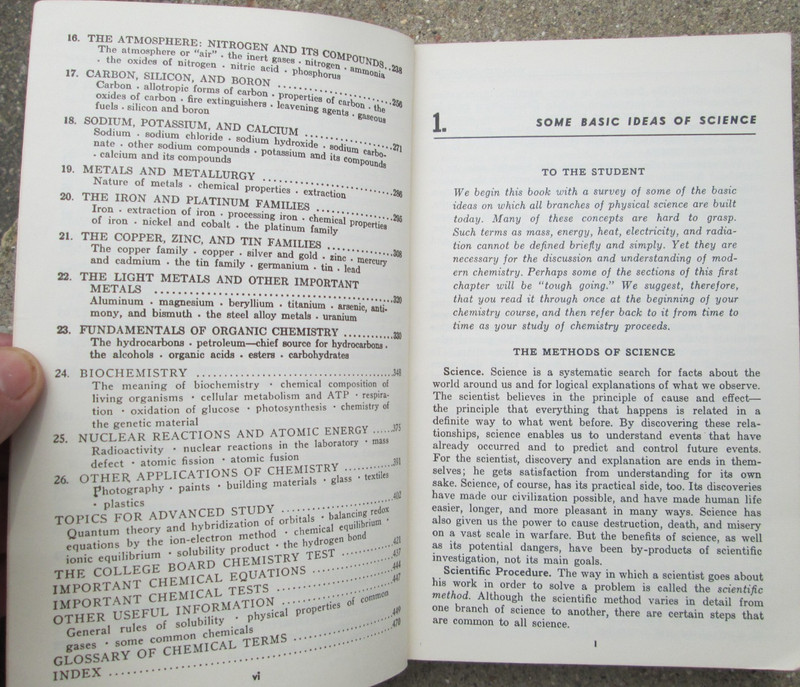 Vitalized Chemistry 6th Edition Henry Dorin TPB 1966 College Entrance Book Co. gallery