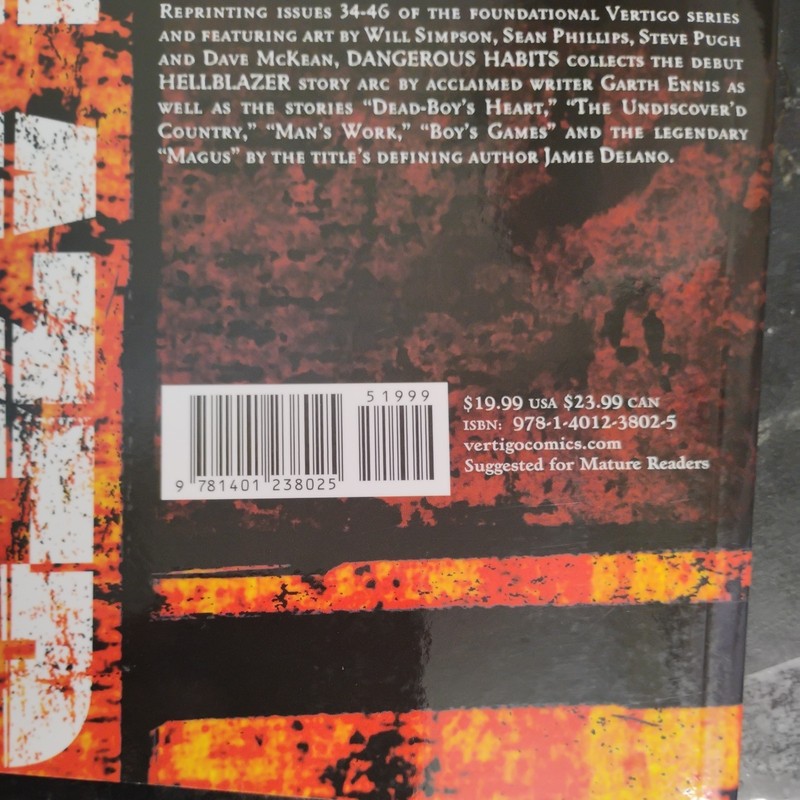 John Constantine Hellblazer Dangerous Habits Vol 5 (DC Vertigo 2013) gallery