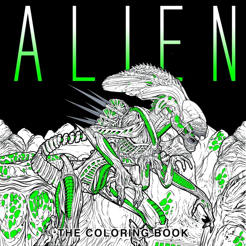 Alien: The Coloring Book, Titan Books, Excellent Book