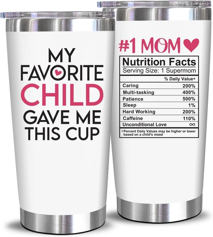 Cute 20 oz Double-Wall Tumbler for Moms - BPA-Free & Perfect for Any Occasion gallery