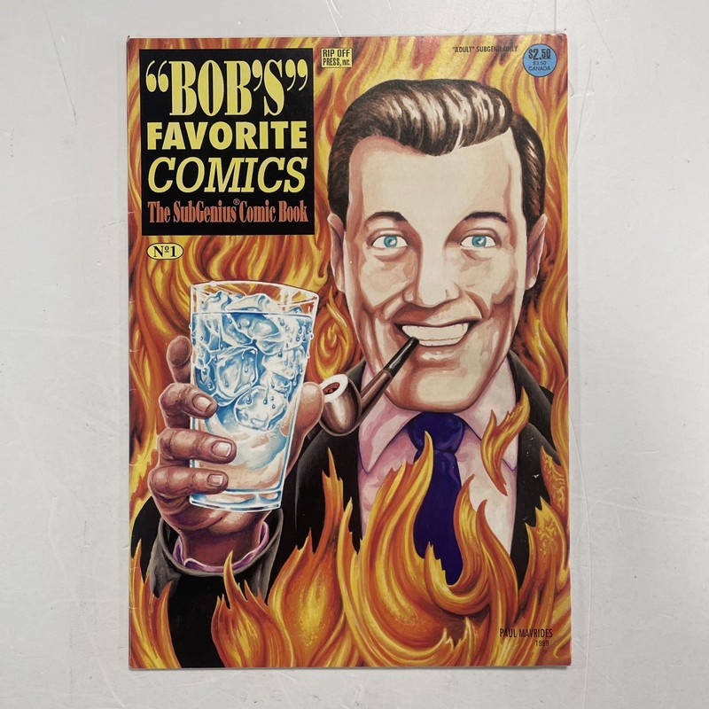 Bob’s Favorite Comics Subgenius Comic #1 1989 VG Rip Off Press Paul Mavrides