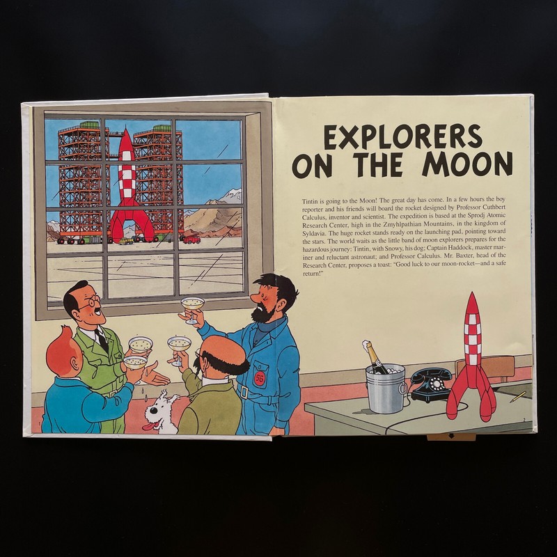 1992 Tintin • Explorers On The Moon Pop-up Book • 1st Edition • Herge gallery