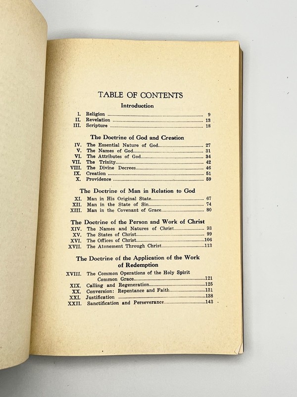 Summary of Christian Doctrine by Louis Berkhof, B.D. 1951 CRC Calvinist Seminary gallery