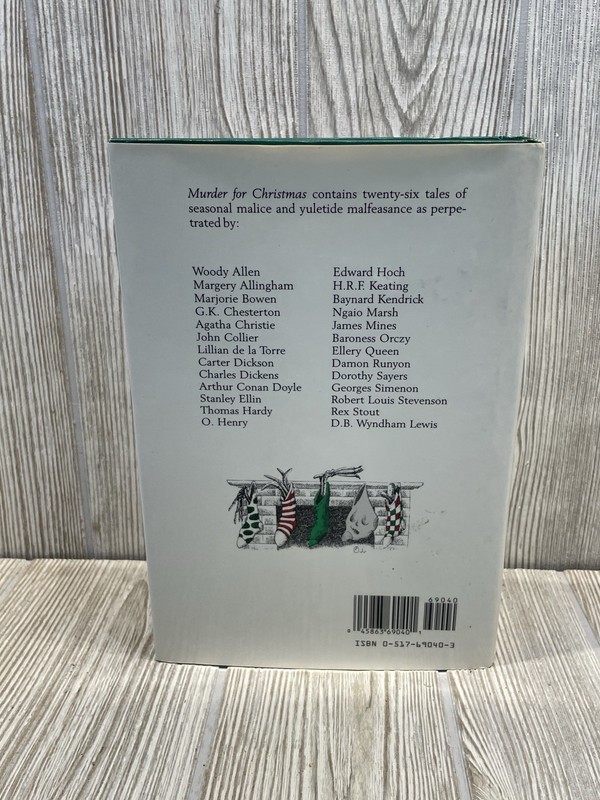 Murder for Christmas: 26 Tales of Seasonal Malice HC/DJ 1982 Arthur Conan Doyle gallery