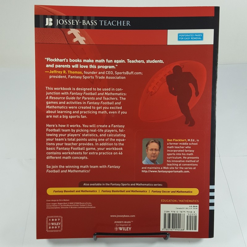 Fantasy Football and Mathematics Student Workbook Paperback Flockhart gallery
