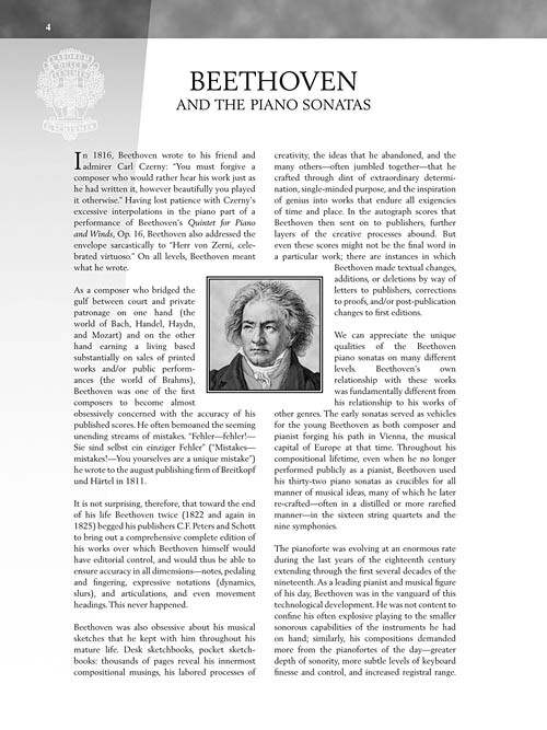 Beethoven: Sonata No. 4 in E-flat Major, Opus 7 Schirmer Performance Editions gallery
