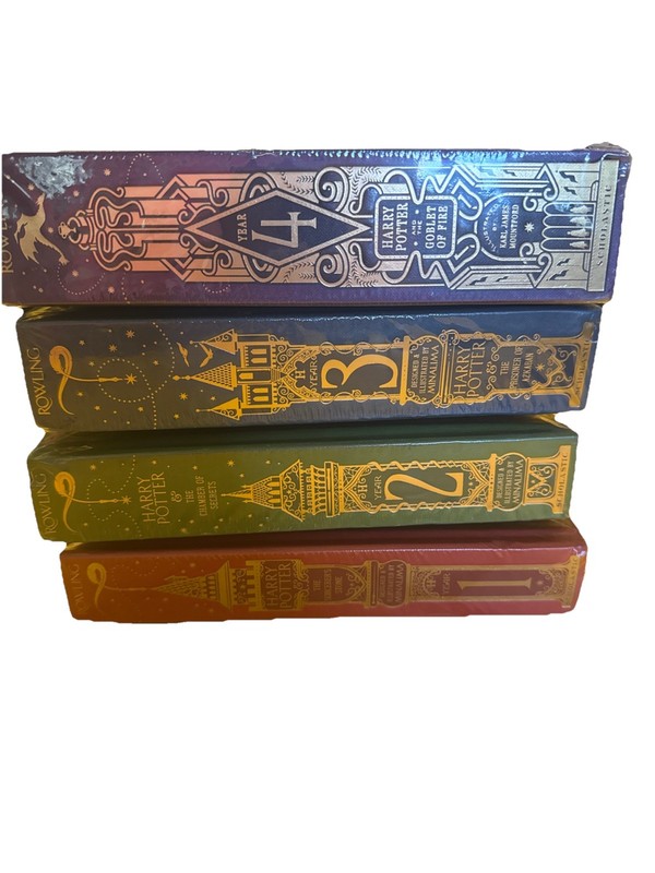 Harry Potter MinaLima Interactive (Volume 1-4) by J.K. Rowling (Lot of 4 Books)