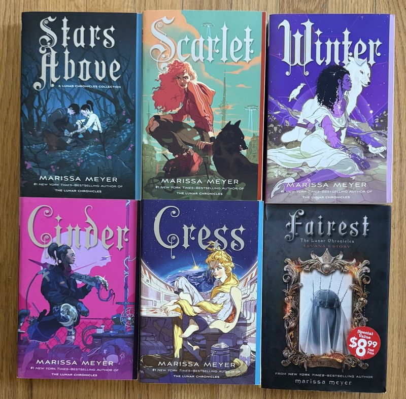 Complete Series Set LUNAR CHRONICLES 1-6 Marissa Meyer Lot 6